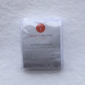 draps microfibre pour massage